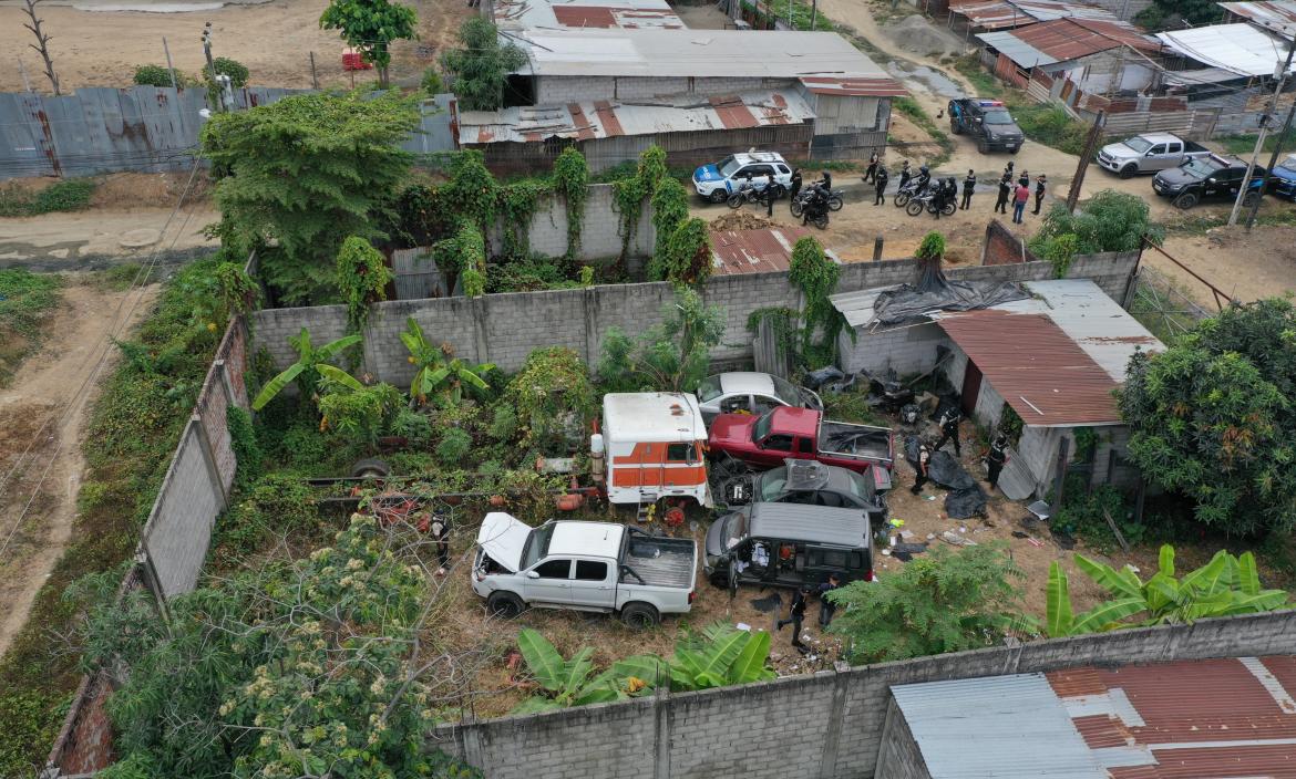 La acción policial se ejecutó este jueves 18 de julio. En la vivienda no había personas.