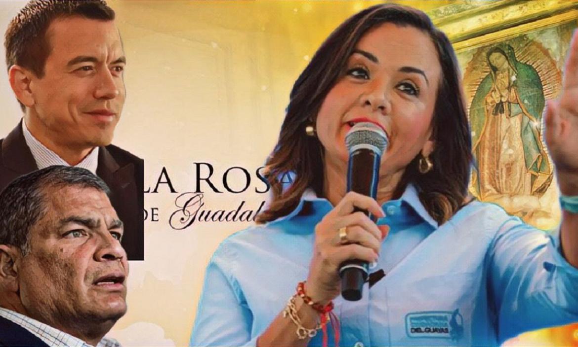 Marcela Aguiñaga, Daniel Noboa, Rafael Correa