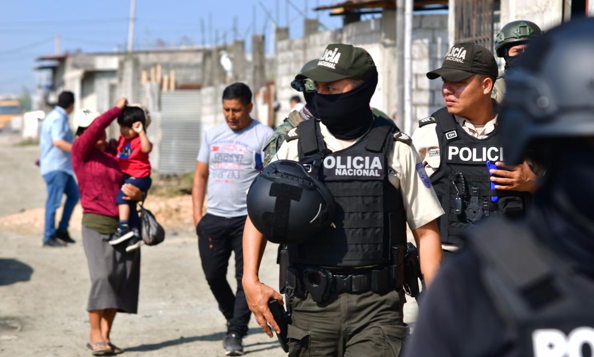 El sector de Finca Delia en Durán fue intervenido este 23 de julio.