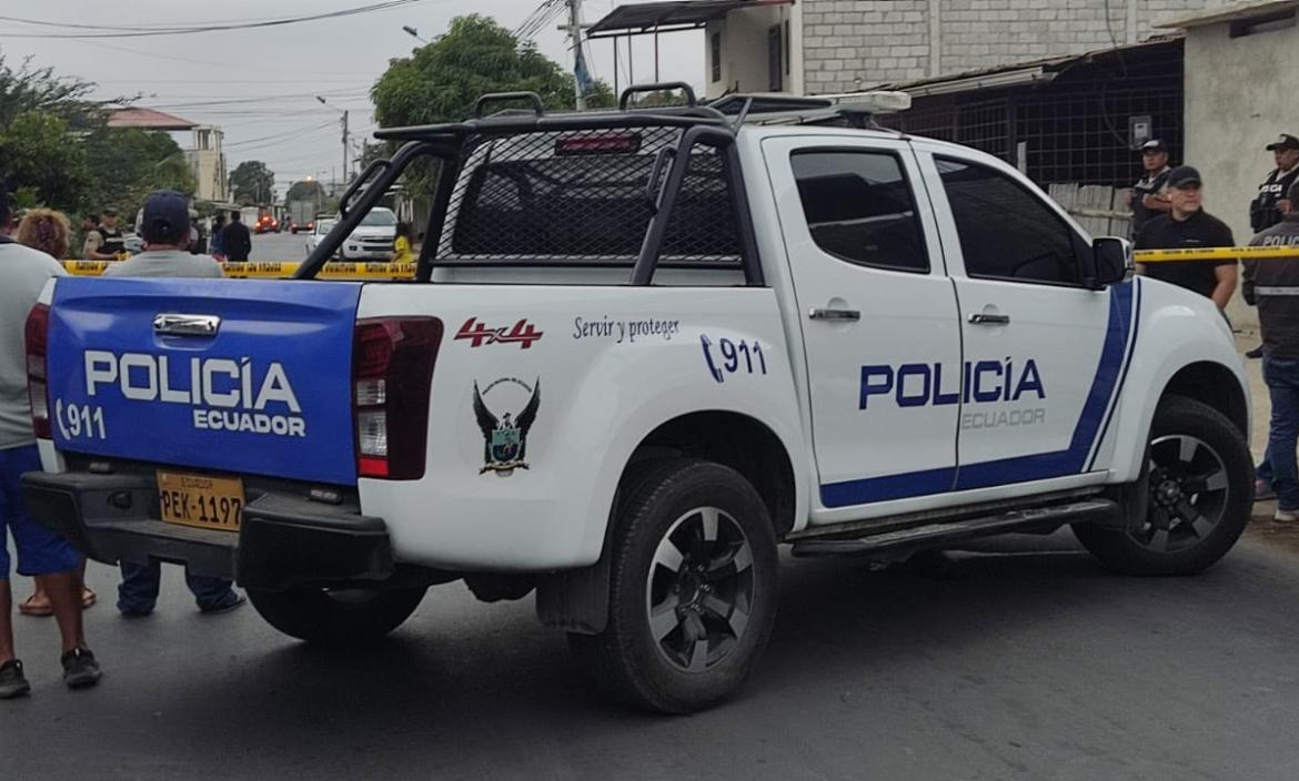 carro de policía en Huaquillas