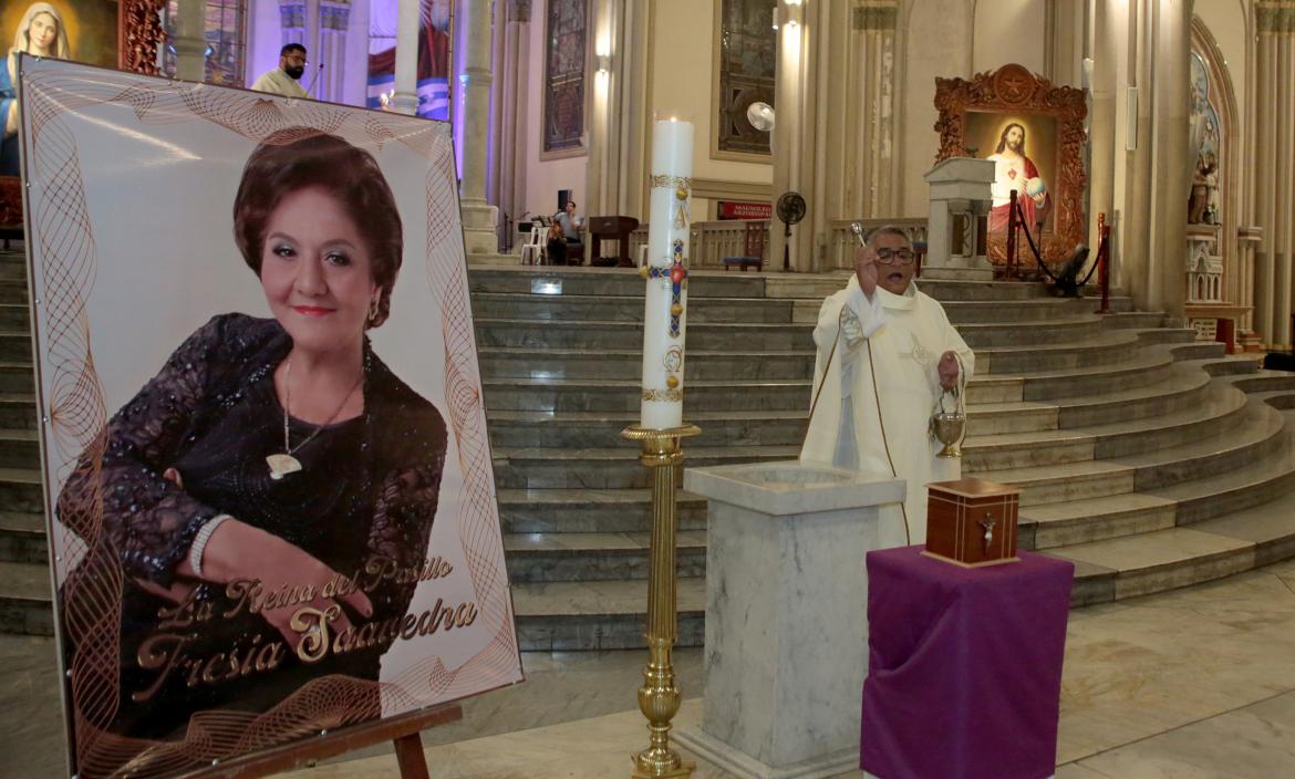 Fresia Saavedra, misa en La Catedral Metropolitana de Guayaquil