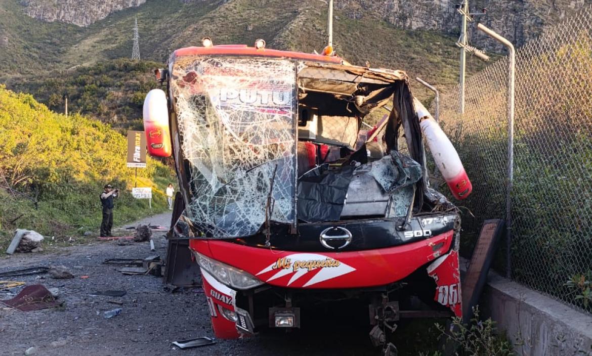 accidente - muerto - Papallacta