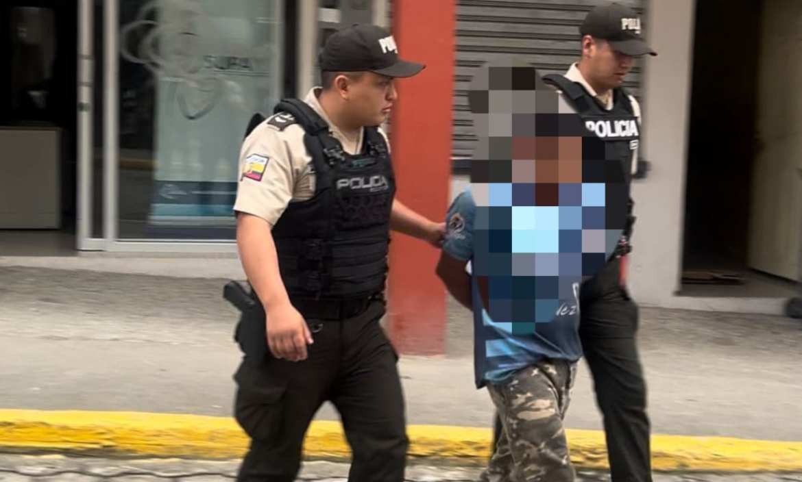 El sospechoso fue detenido por la Policía en Paquisha.