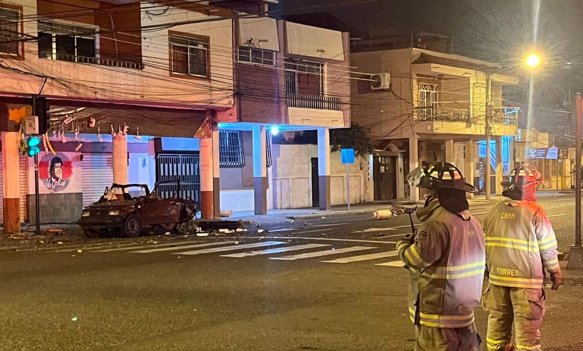 coche bomba en Machala