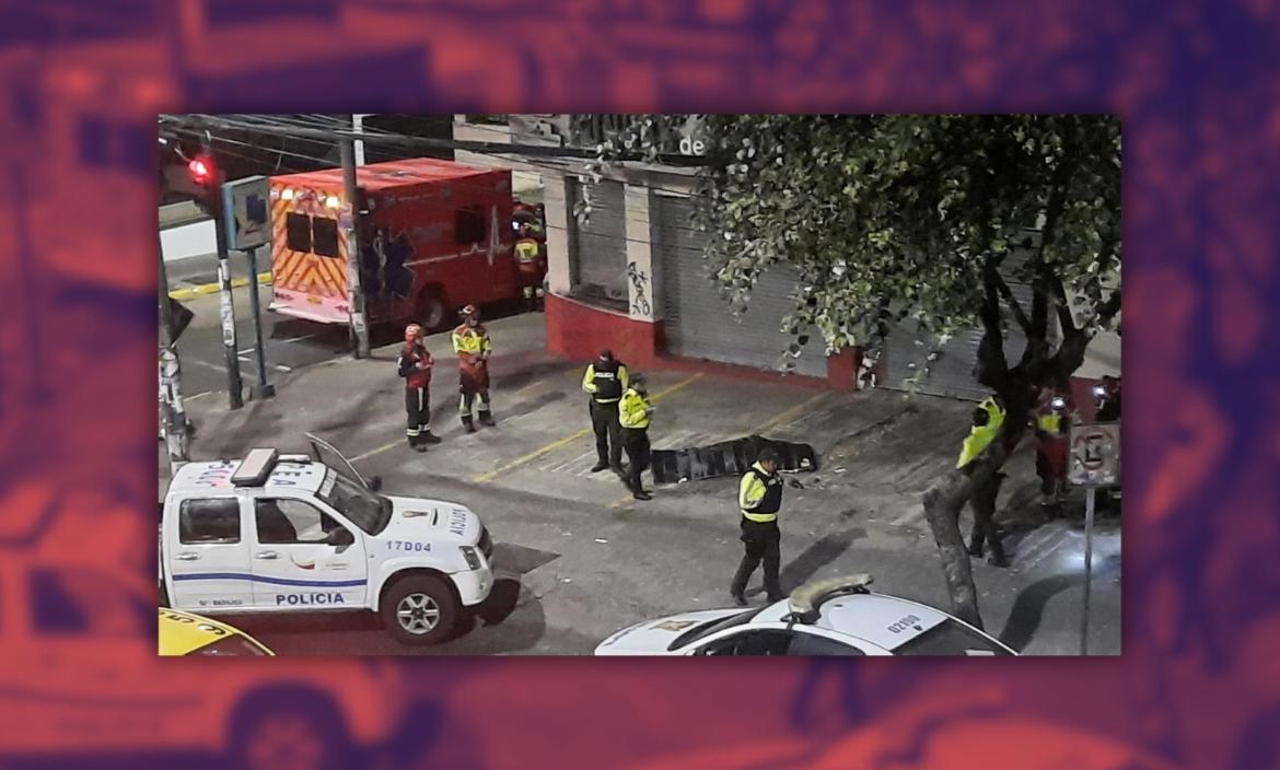 El crimen ocurrió la madrugada del viernes 26 de julio de 2024, en la intersección de la avenida América con la calle Asunción, en el centro de Quito.