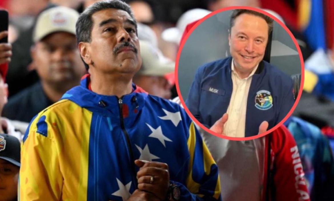 Nicolás Maduro y Elon Musk