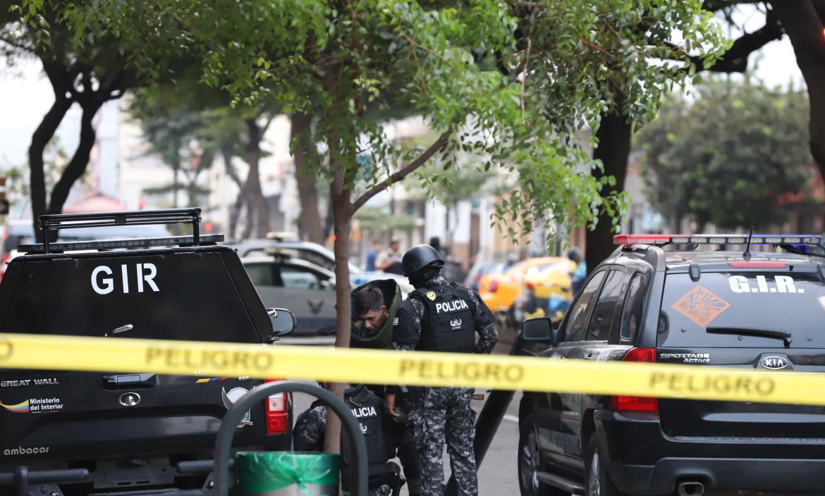 Una alerta de bomba se registró en el centro de Guayaquil.