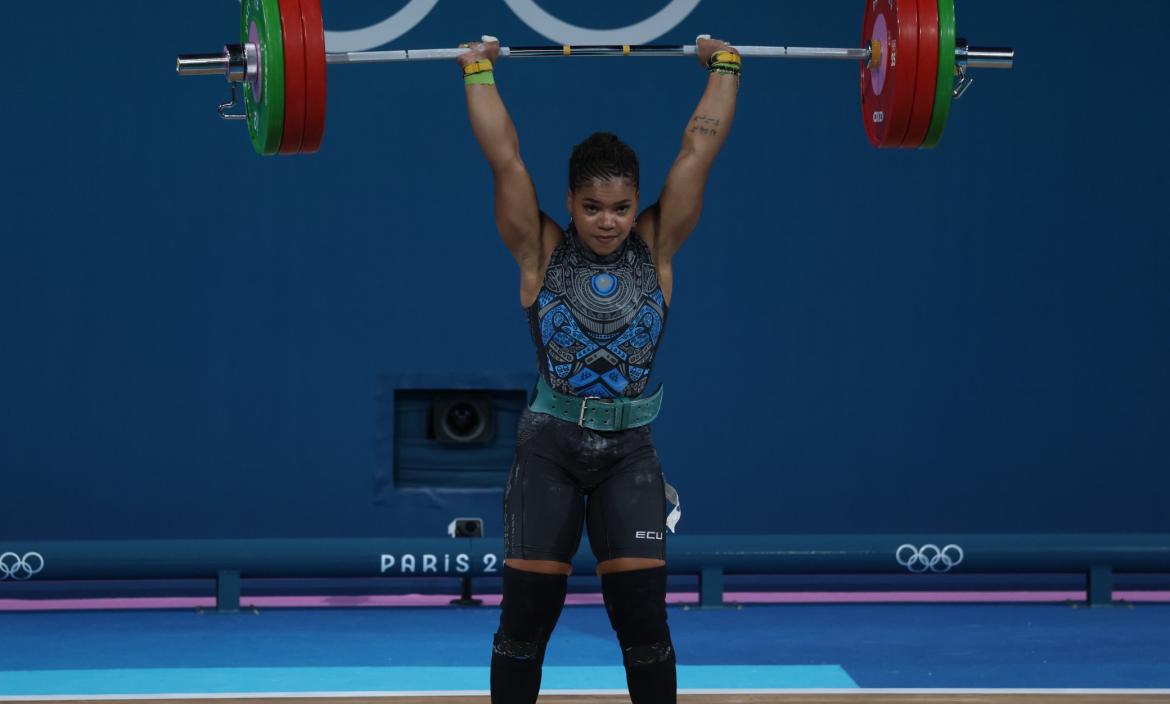 Angie Palacios en París 2024.