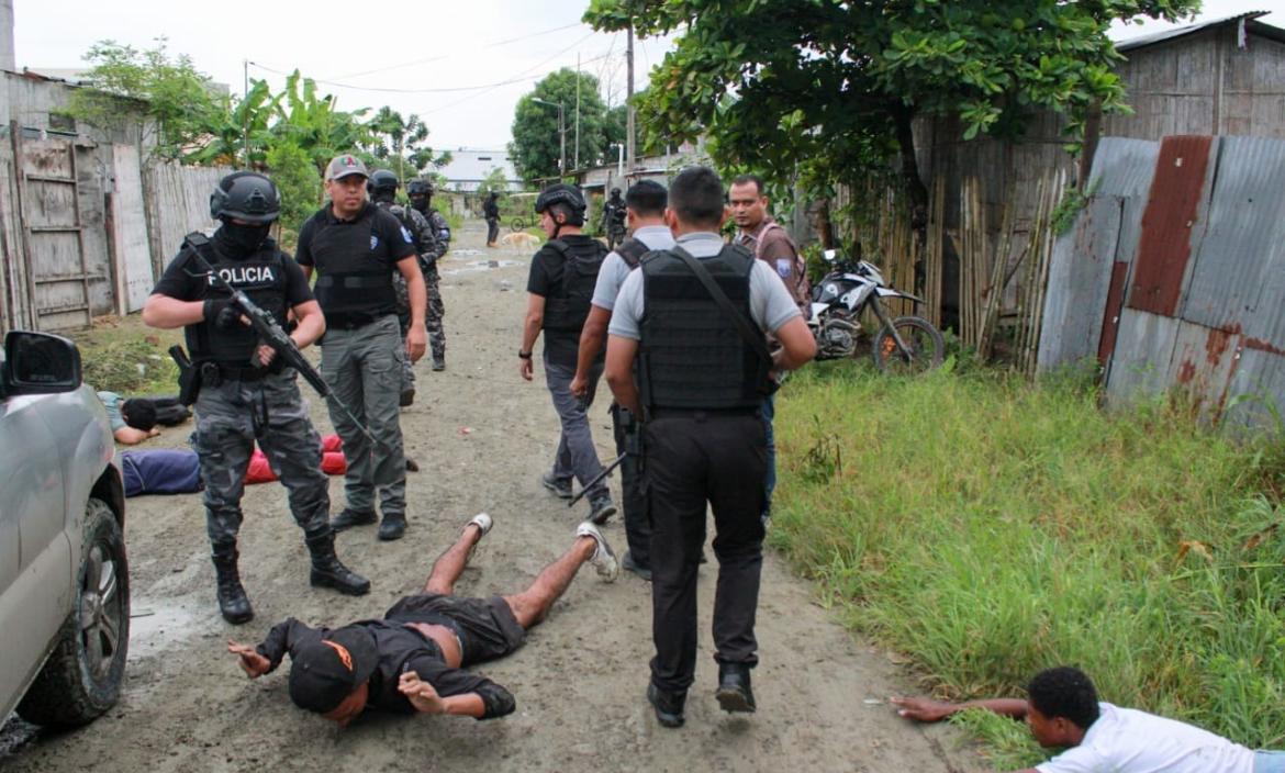 La Policía detuvo a los sujetos implicados, en la provincia de Esmeraldas.