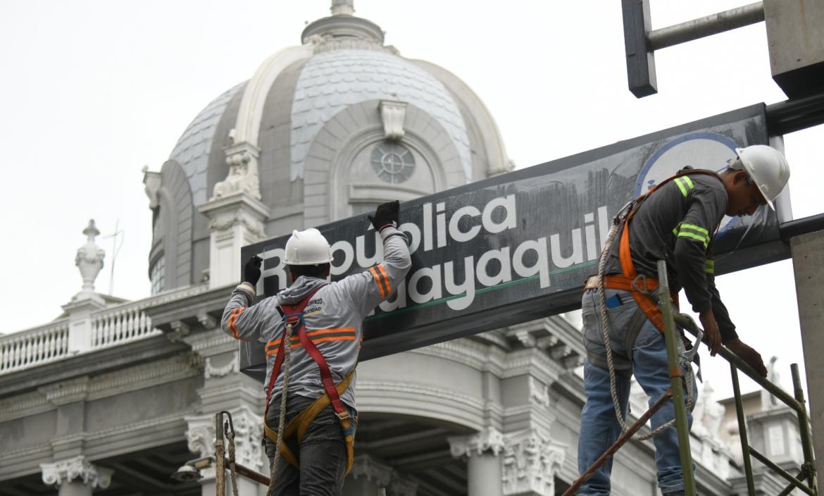 La calle República de Guayaquil es un hecho.