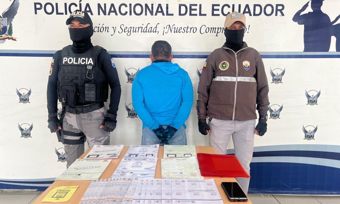 Alias El Gordo detenido en Durán