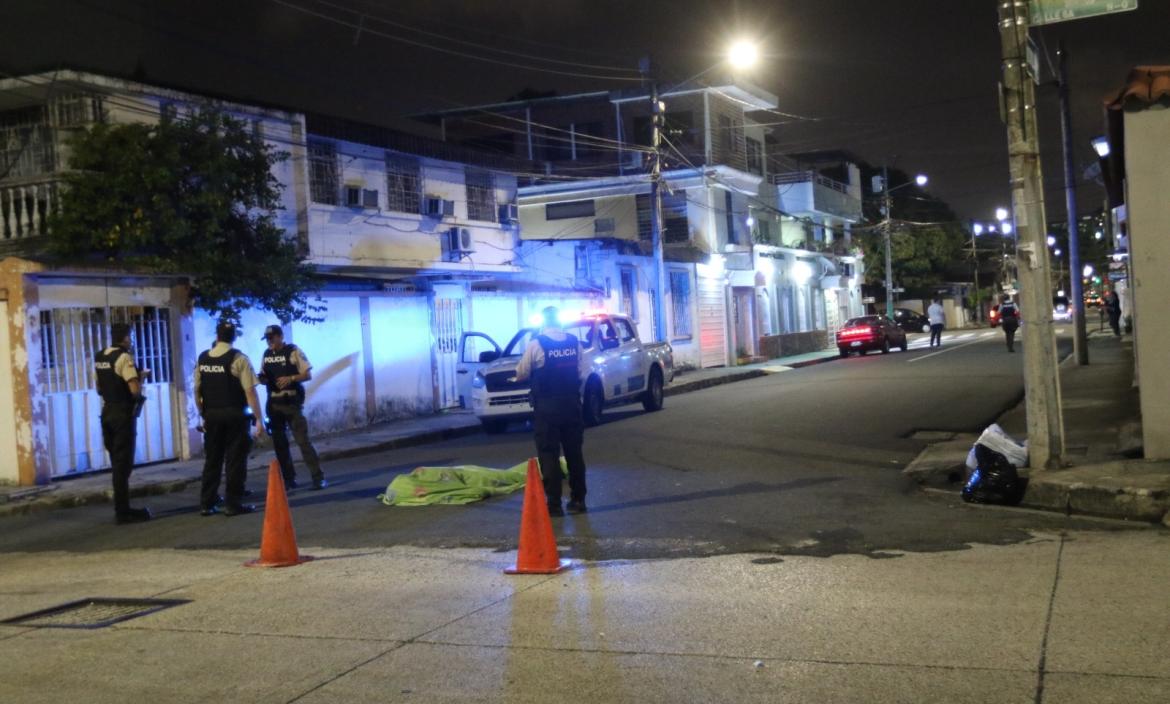 Baleado en Urdesa