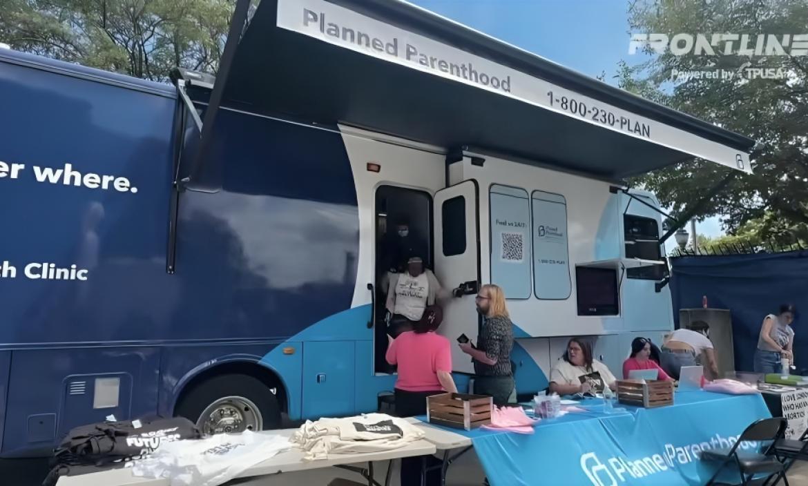 Este fue el bus donde se ofrecieron los abortos gratuitos.