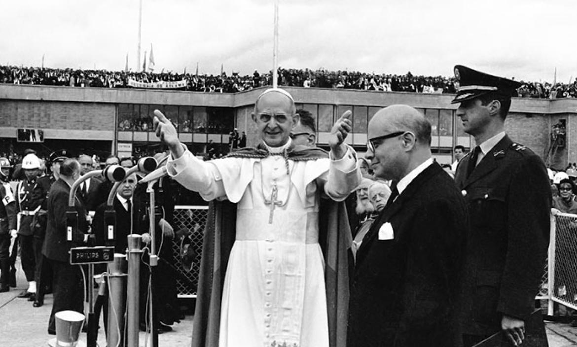 Visita histórica del Papa Pablo VI a Bogotá, Colombia