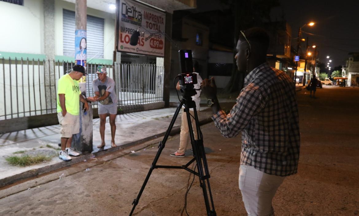 Cortometraje de adictos titulado centavito barrio Garay