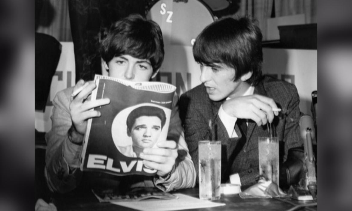 The Beatles visitan a Elvis Presley