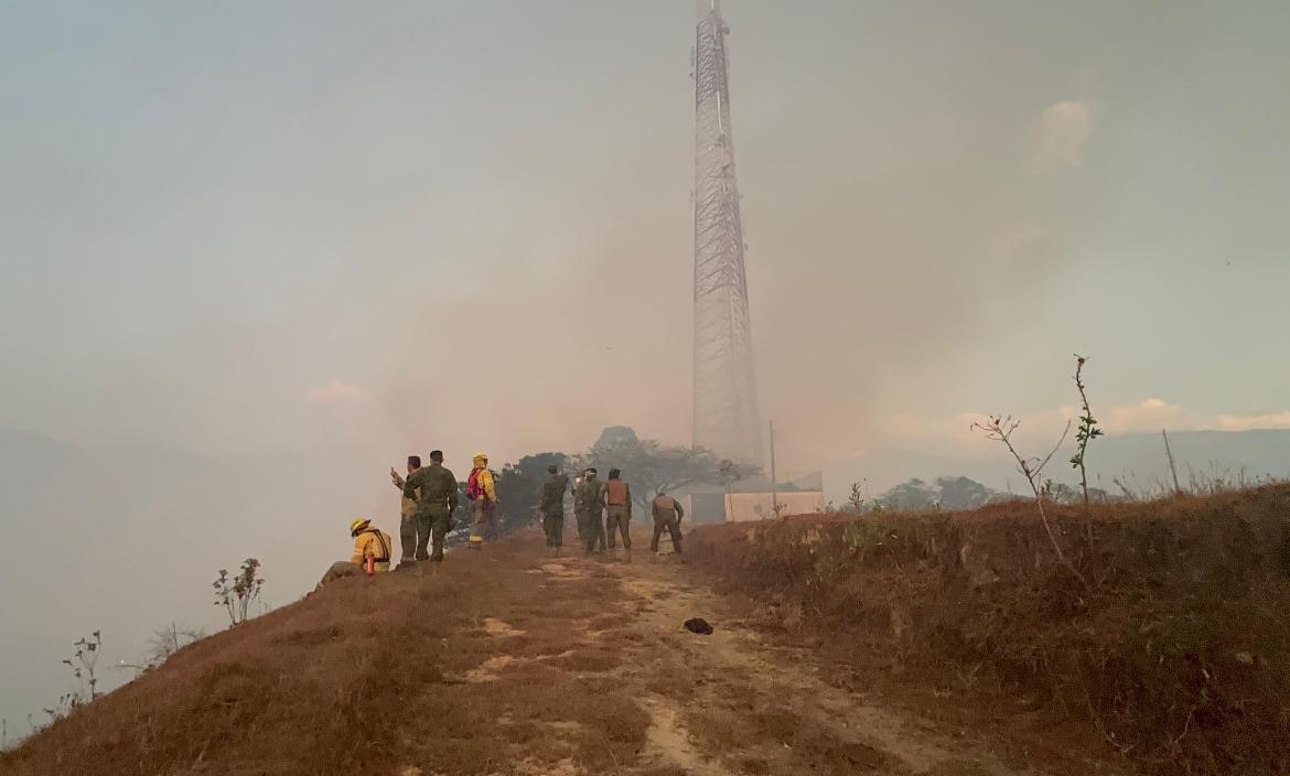 El incendio forestal se registró hace seis días en este cantón lojano.