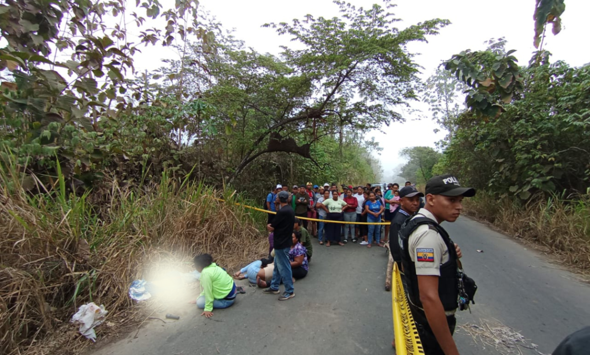 El cuerpo del joven fue hallado en una vía de Vinces.