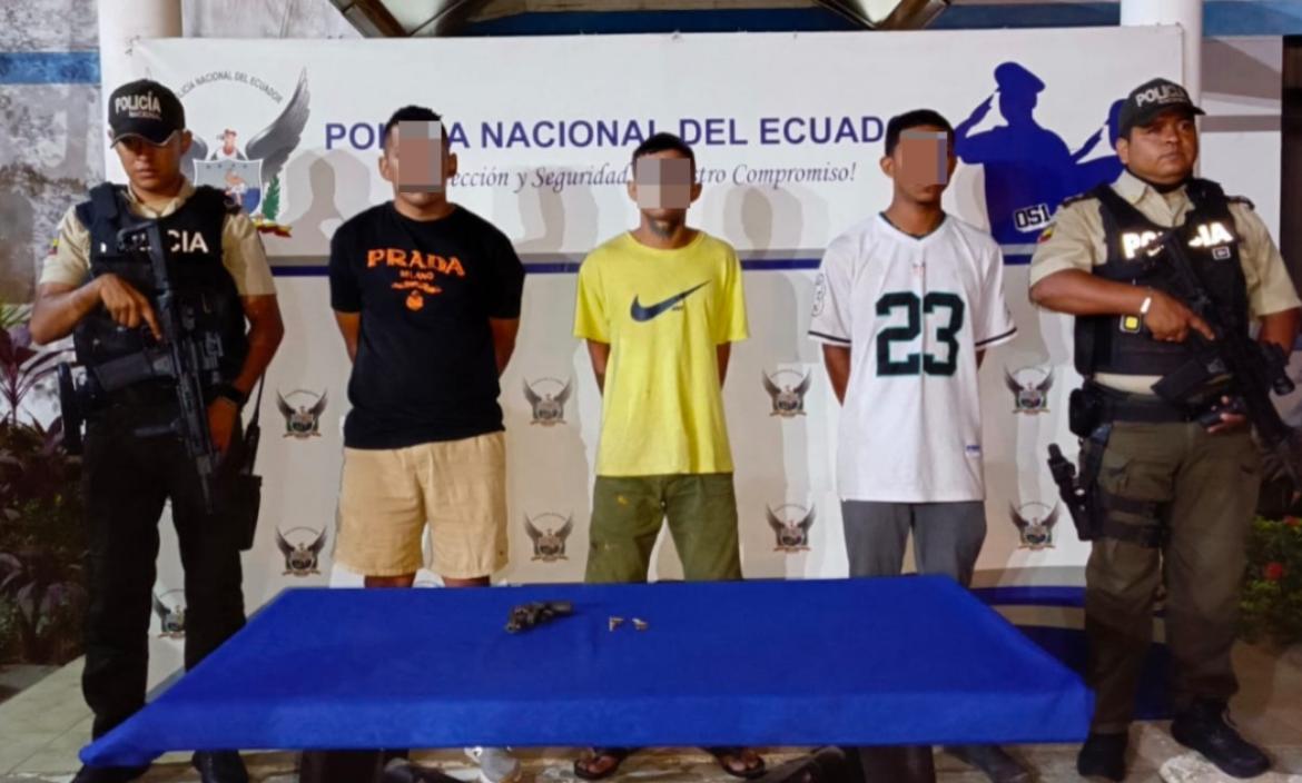 Extorsionadores detenidos en Pascuales