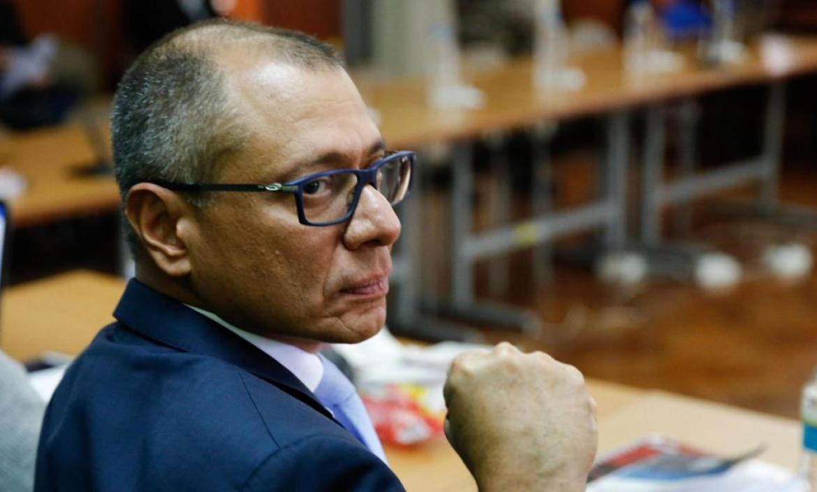 Jorge Glas, durante una audiencia ante la Corte Nacional Suprema de Quito, en 2017.