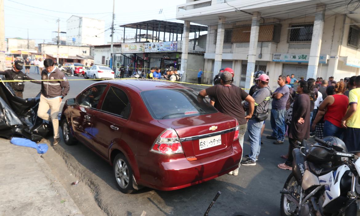 Un ciudadano fue baleado en el centro de Guayaquil.