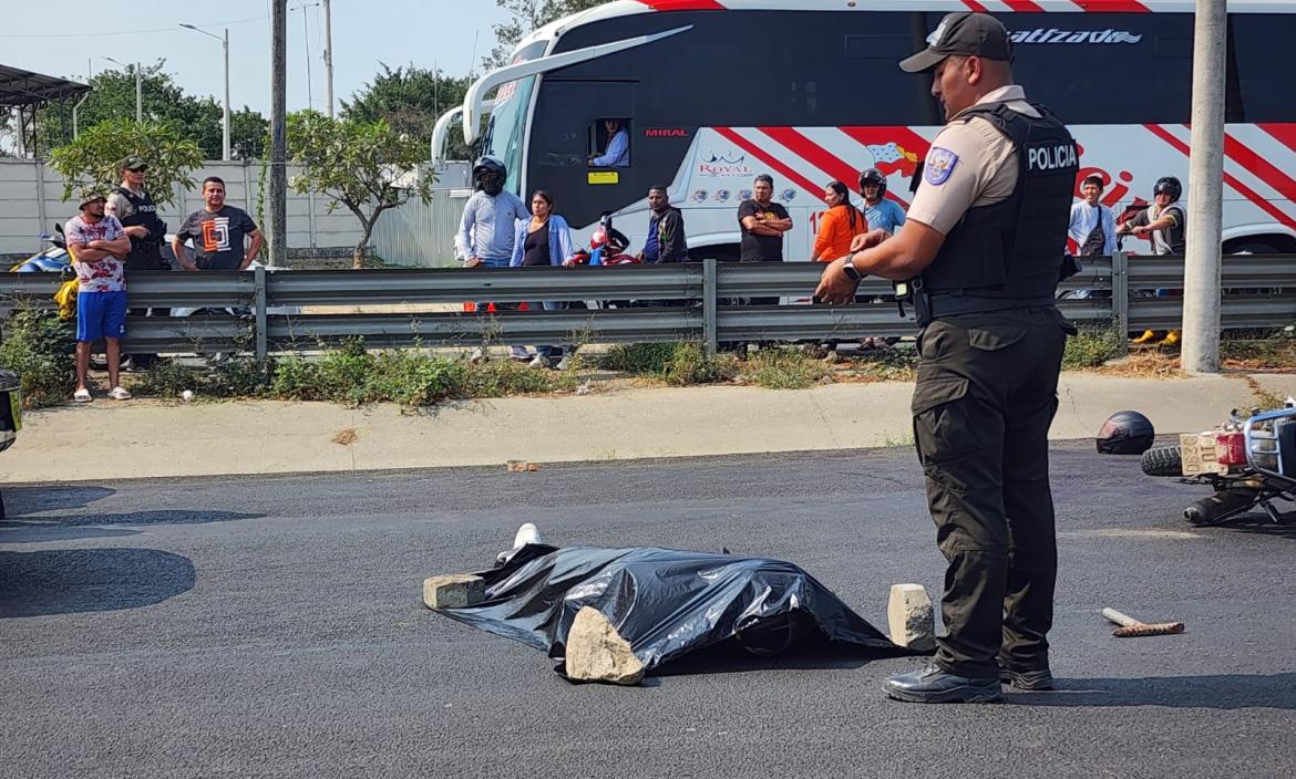 La Policía llegó a la escena del crimen.