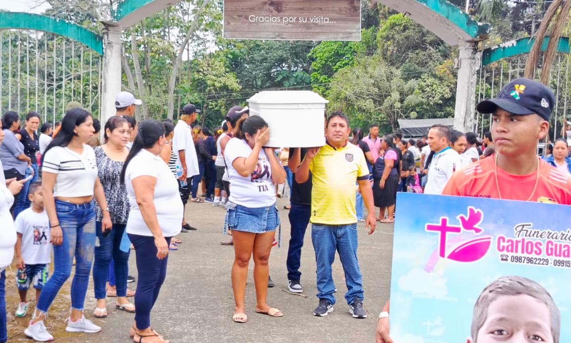 niño aplastado en Quevedo