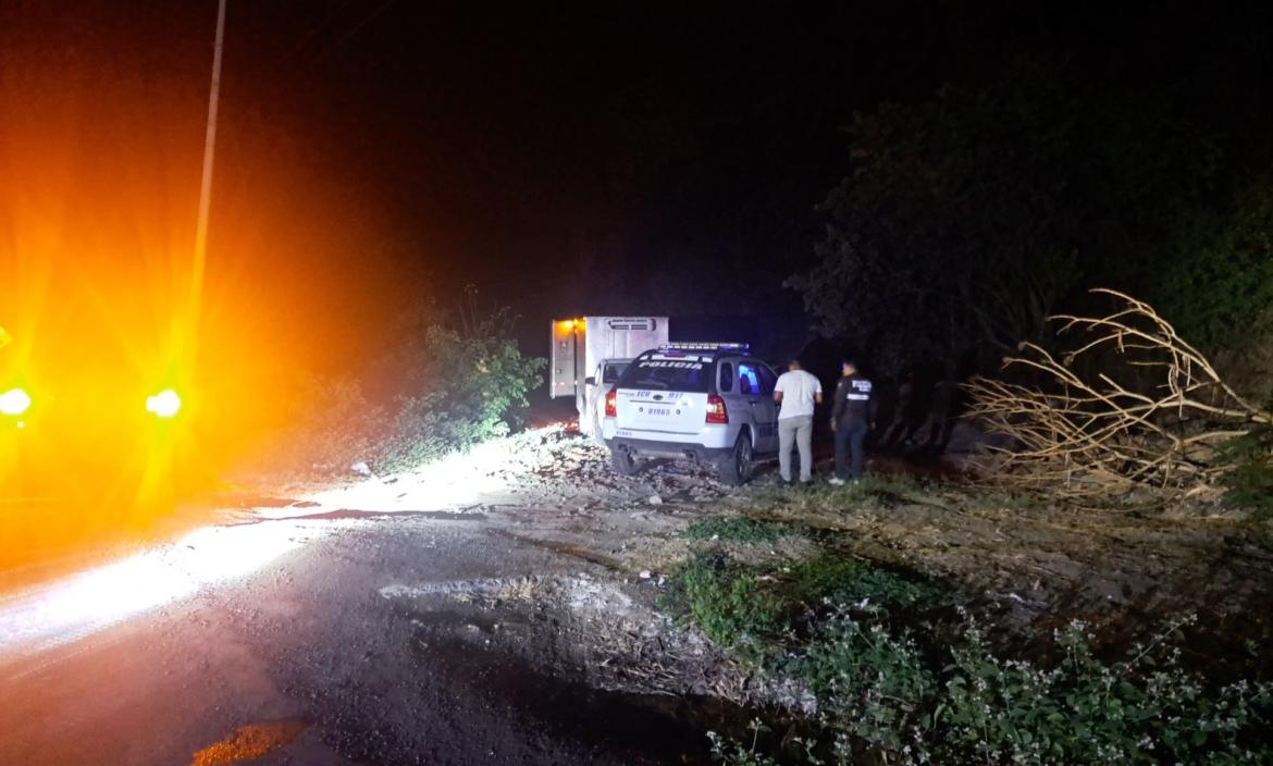 Dos personas fueron encontradas en un terreno baldío de Portoviejo.