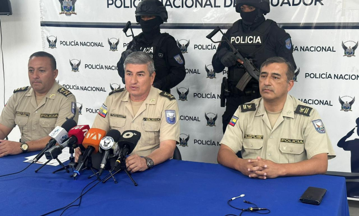 Fabary Montalvo, jefe policial de la Subzona Manabí dio a conocer detalles de la operación Cero Impunidad 10