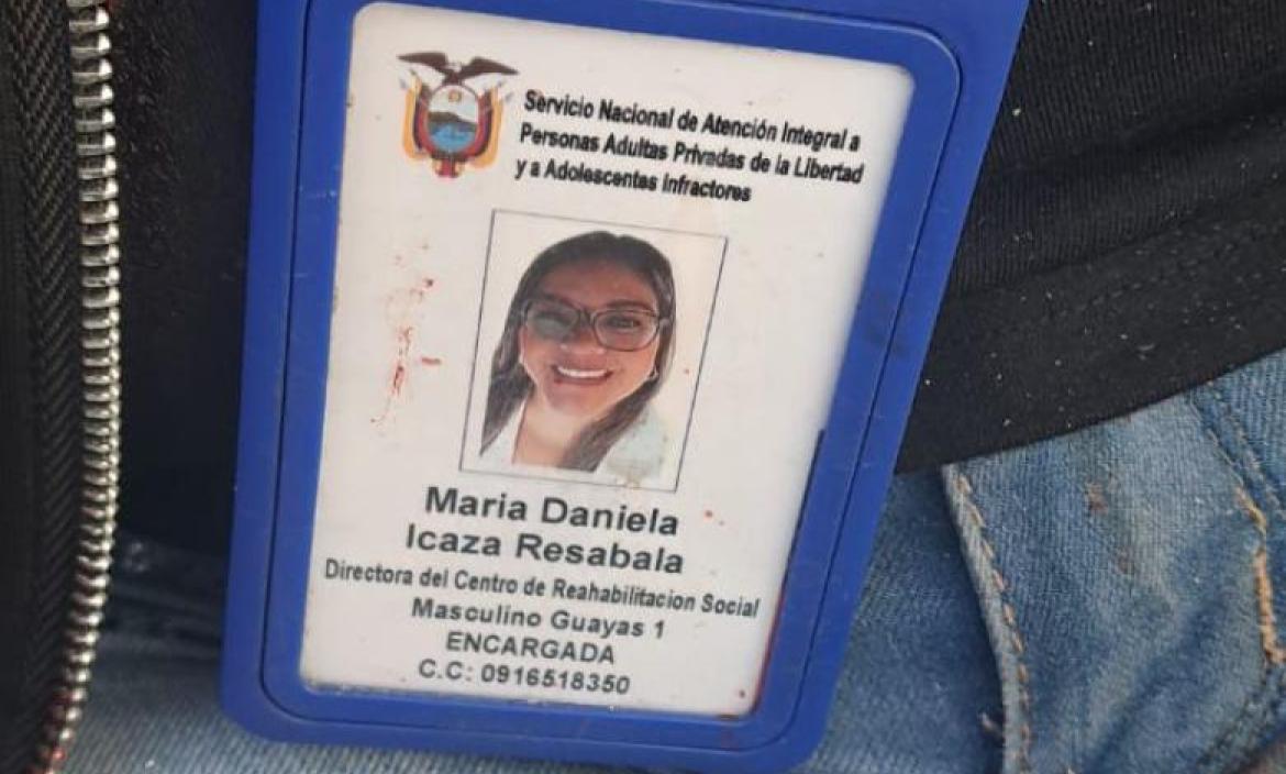 Asesinan a María Icaza, directora encargada de la Penitenciaría del Litoral.