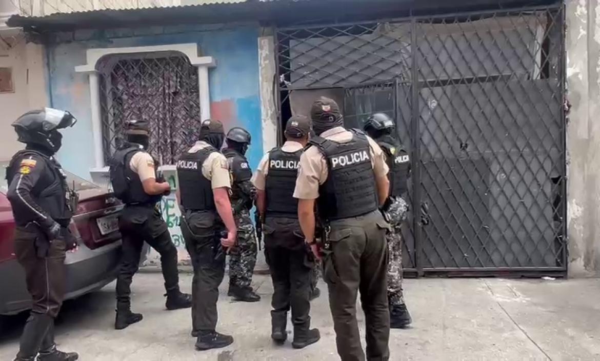 Operativo en el distrito Esteros en Guayaquil