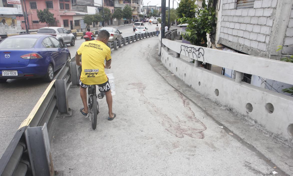 El crimen ocurrió en la subida del Puente de la A.