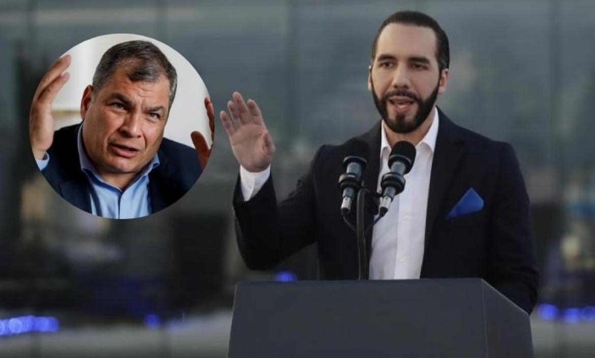 Nayib Bukele respuesta a Rafael Correa