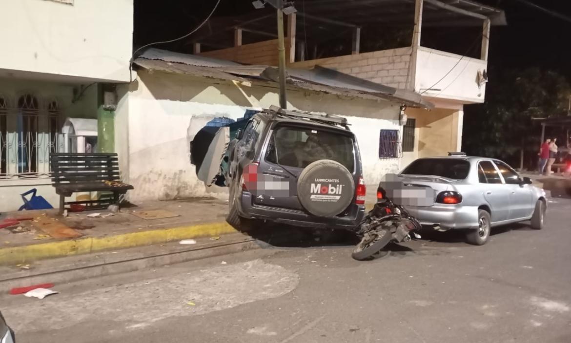 Un accidente de tránsito se registró en el cantón Quinindé.