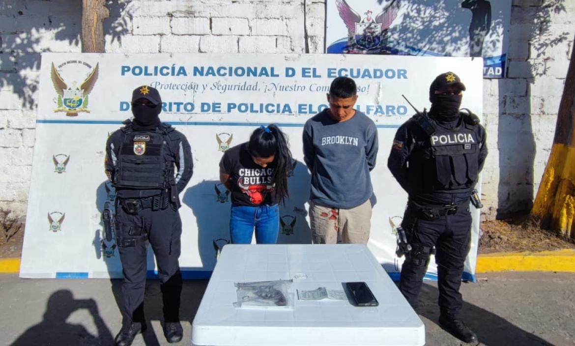 Los ocupantes del carro involucrado en persecución en el sur de Quito.