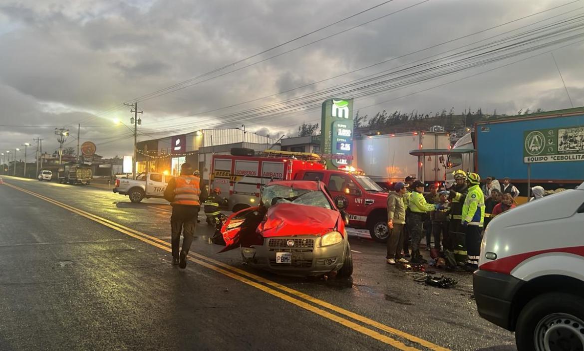 Accidente en Ambato