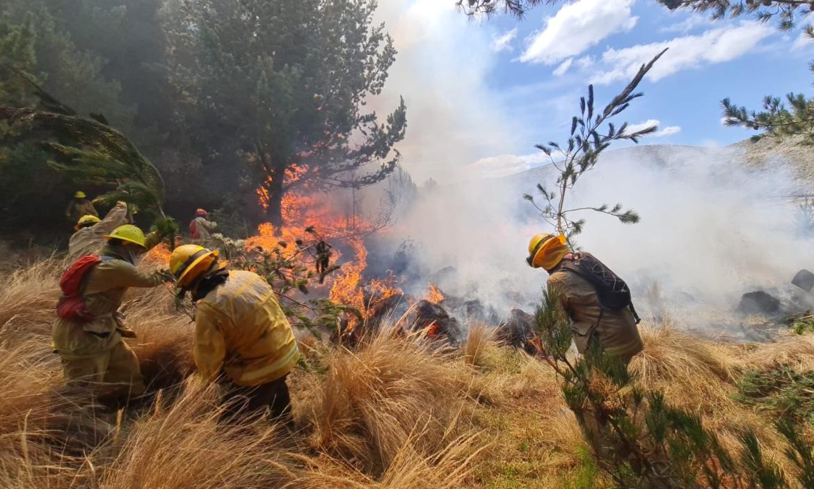 En Cotopaxi también se registró un incendio de gran magnitud.