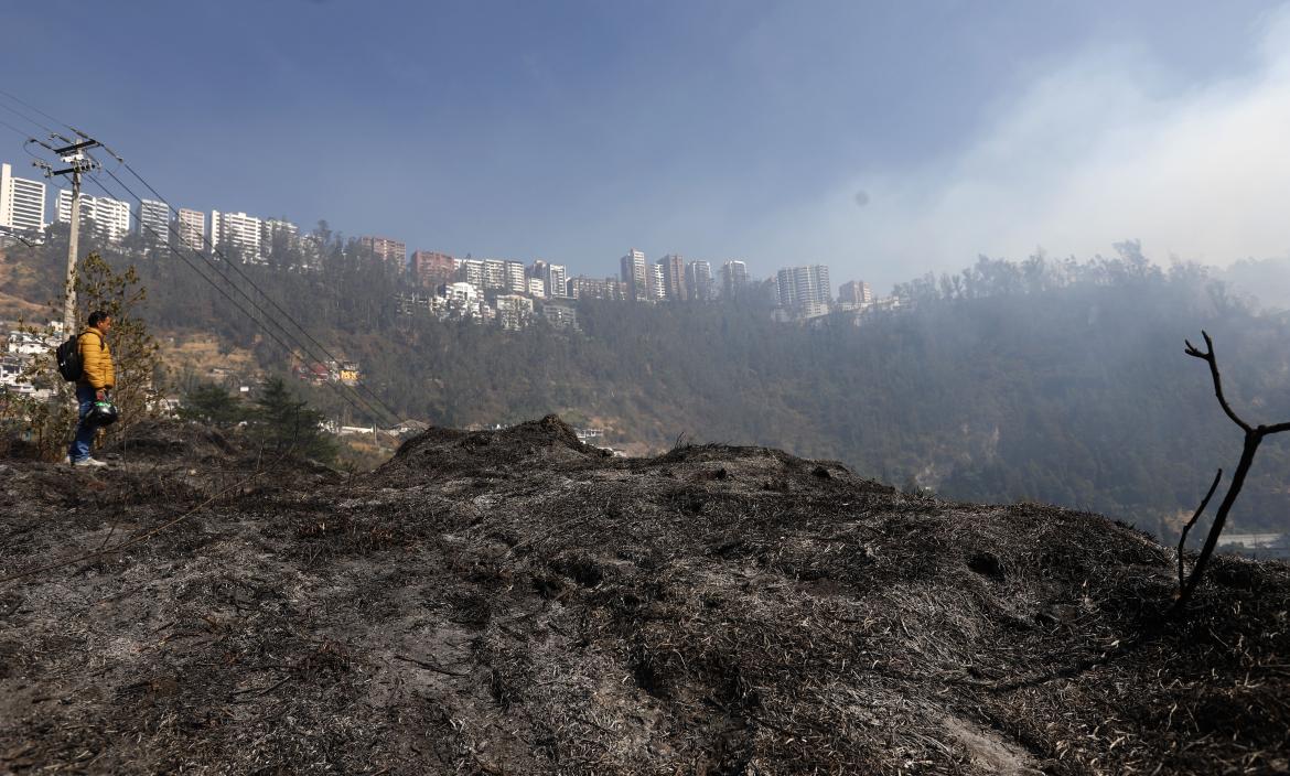 Incendio en Quito