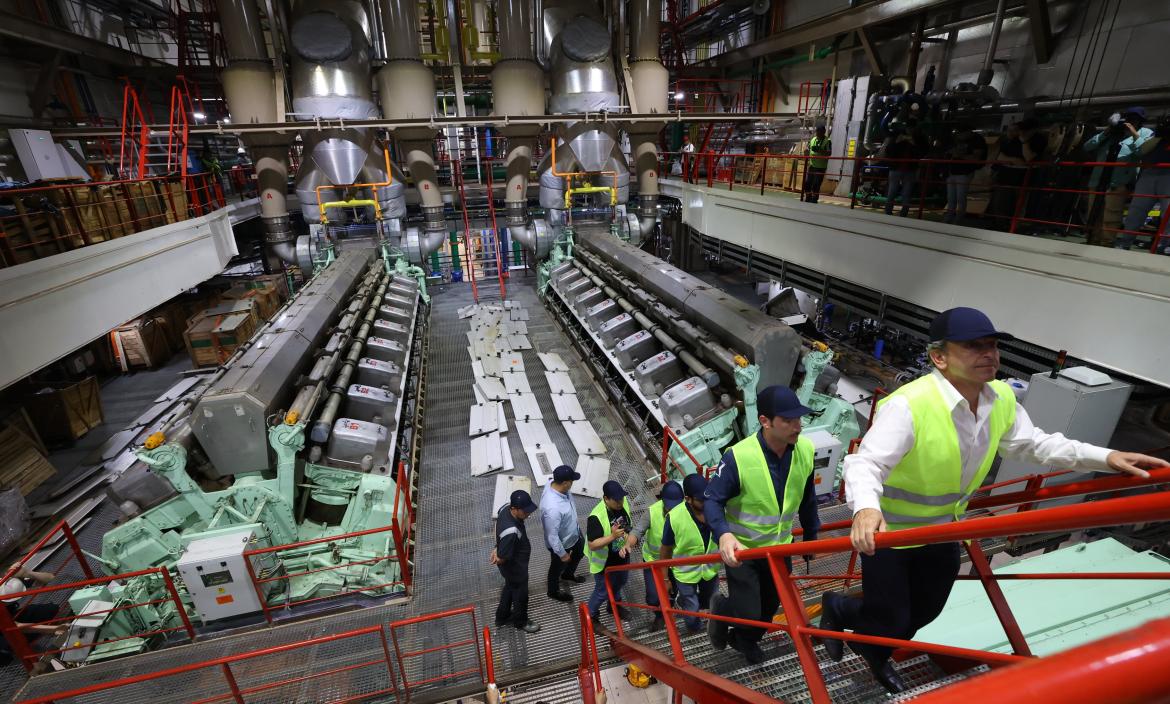 La infraestructura ya fue conectada a las líneas de transmisión.