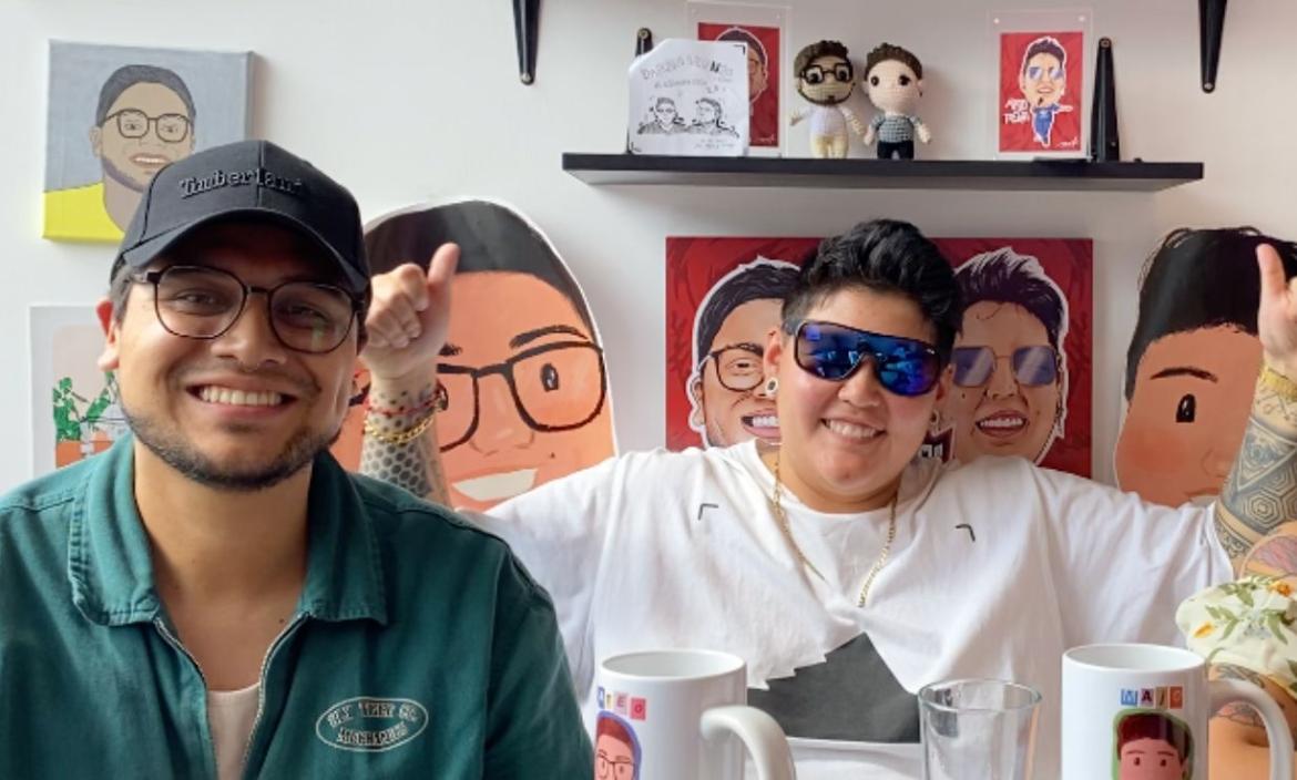 Los protagonistas del podcast quiteño 'Dáran Viendo'