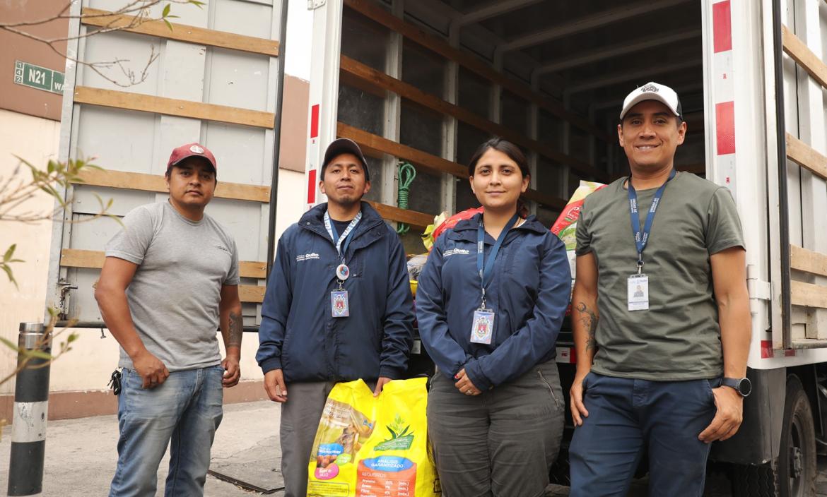 Se ha recolectado gran cantidad de comida para mascotas para la emergencia en Quito.