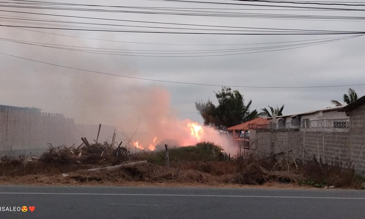 Referencial. El incendio se provoco debido a que Bohórquez no pudo controlar la quema.