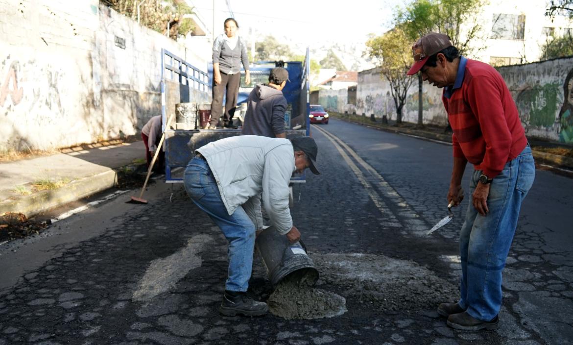 minga de barrios norte de Quito