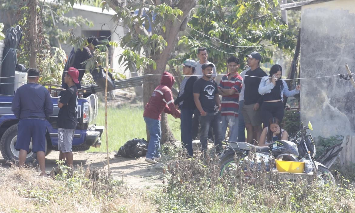 Brutal matanza en Samborondón se saldó con siete muertos.