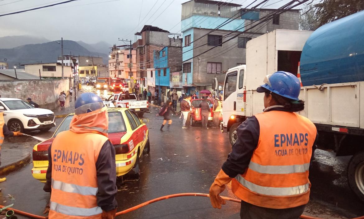 Lluvias en Quito - inundaciones - emergencia