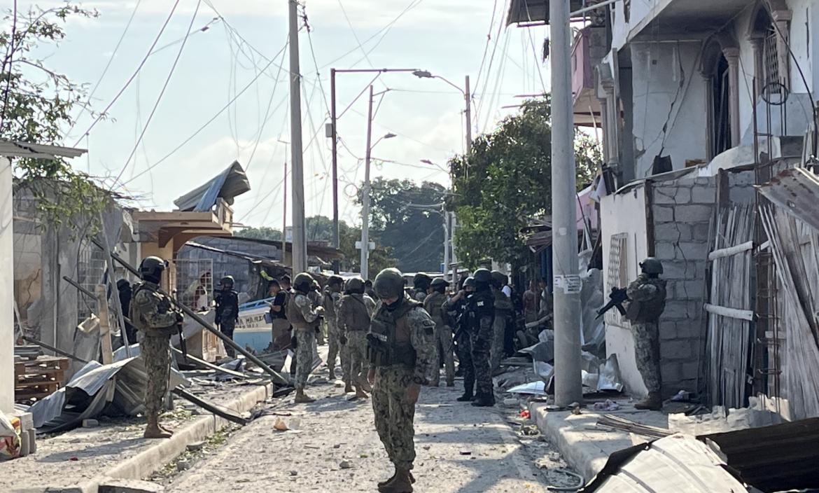 Atentado en Puerto Bolívar.