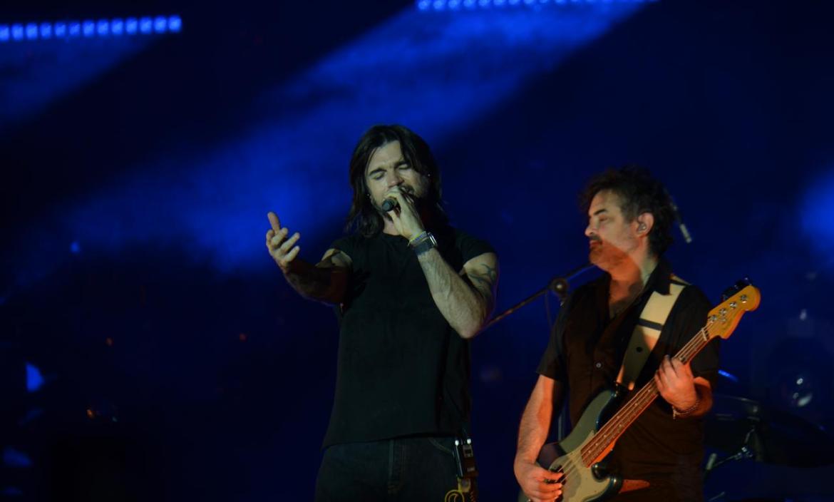 Juanes brindó un concierto en Guayaquil.