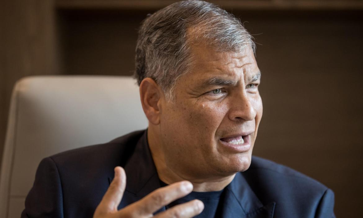 Rafael Correa, expresidente de Ecuador.