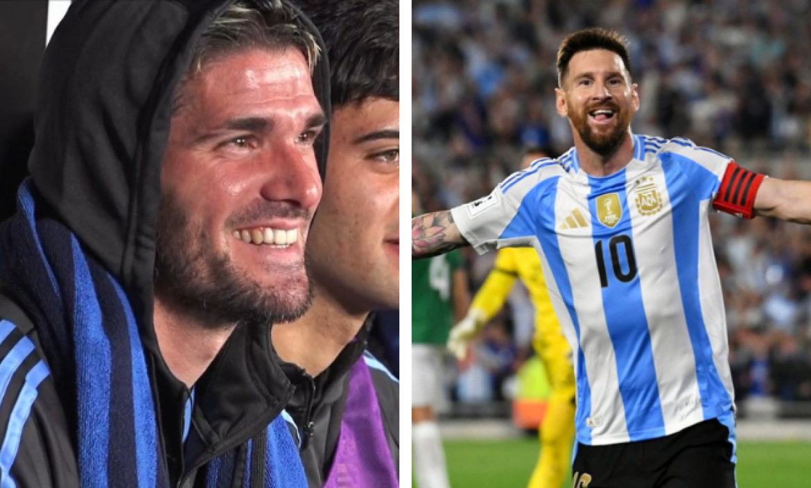 Rodrigo de Paul manifestó que desea ver jugar a Lionel Messi siempre.