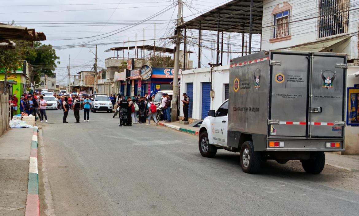 Un asesinato se registró en la parroquia Leónidas Proaño, en Montecristi.